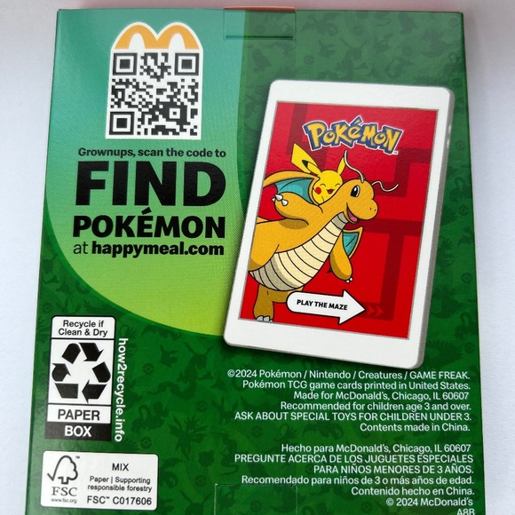 2025 MCDONALDS POKEMON DRAGON DISCOVERY HYDREIGON #10 BOX PACK NEW - Picture 2 of 2